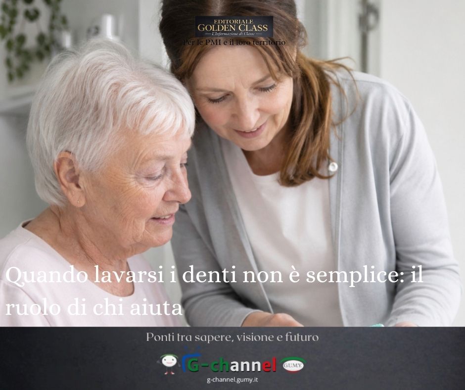 Quando lavarsi i denti non è semplice: il ruolo di chi aiuta